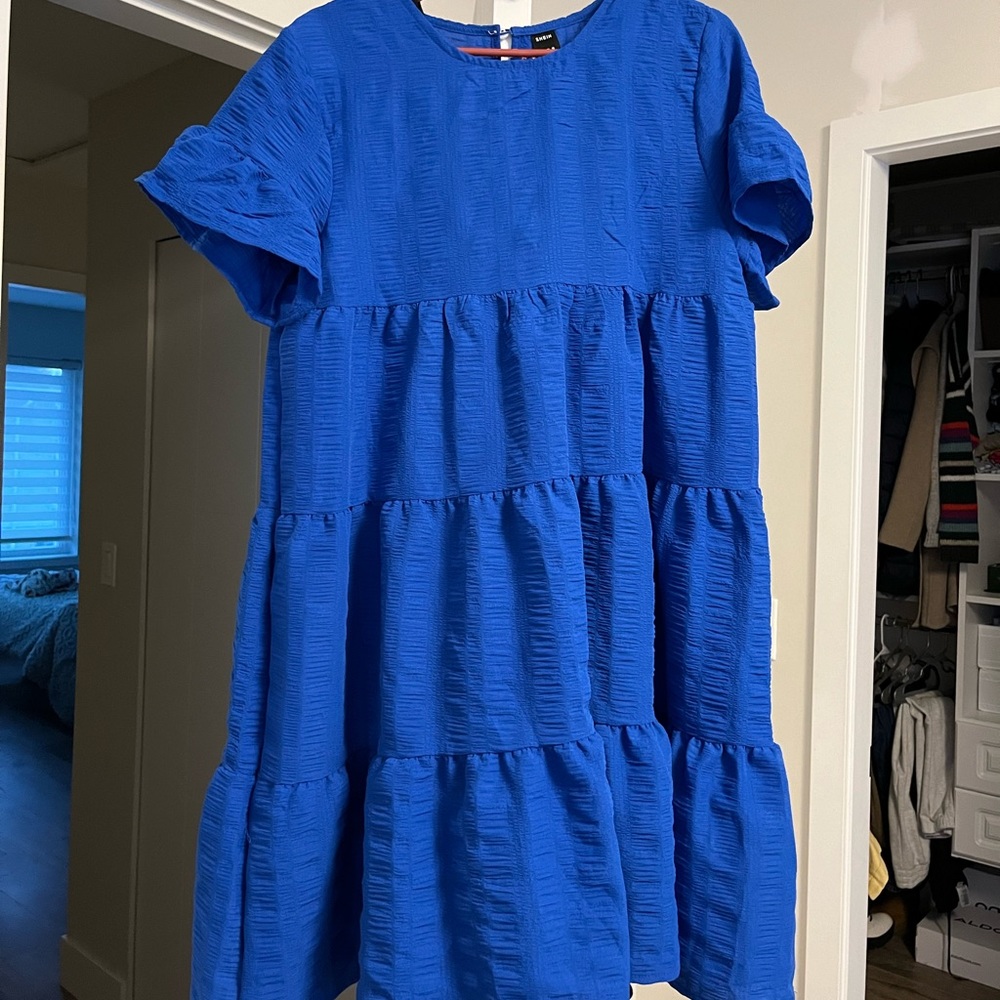 Blue dress